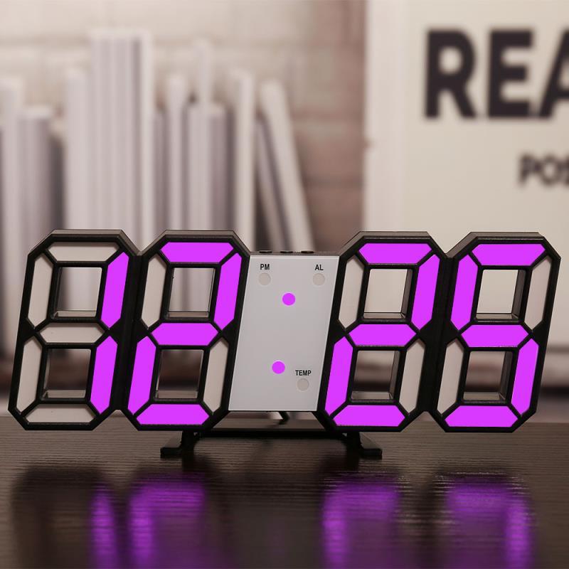 3D Silent Digital Clock