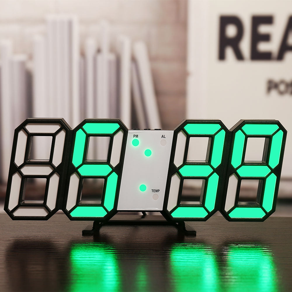 3D Silent Digital Clock