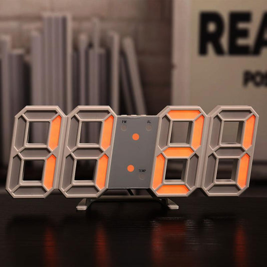 3D Silent Digital Clock