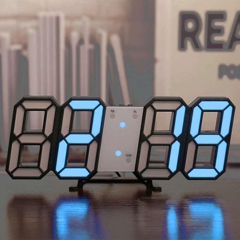 3D Silent Digital Clock