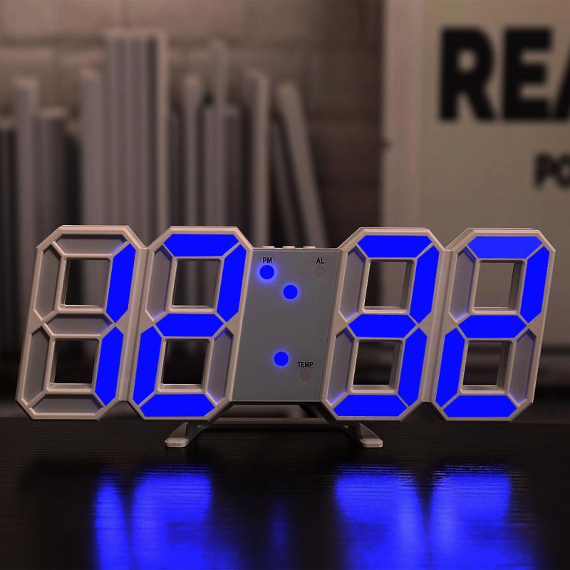 3D Silent Digital Clock
