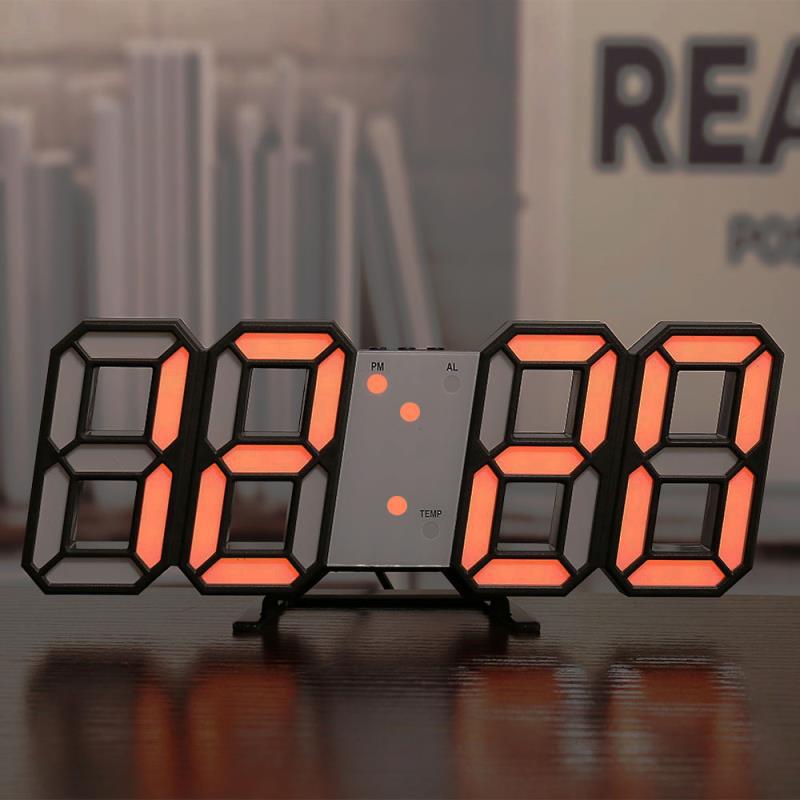 3D Silent Digital Clock
