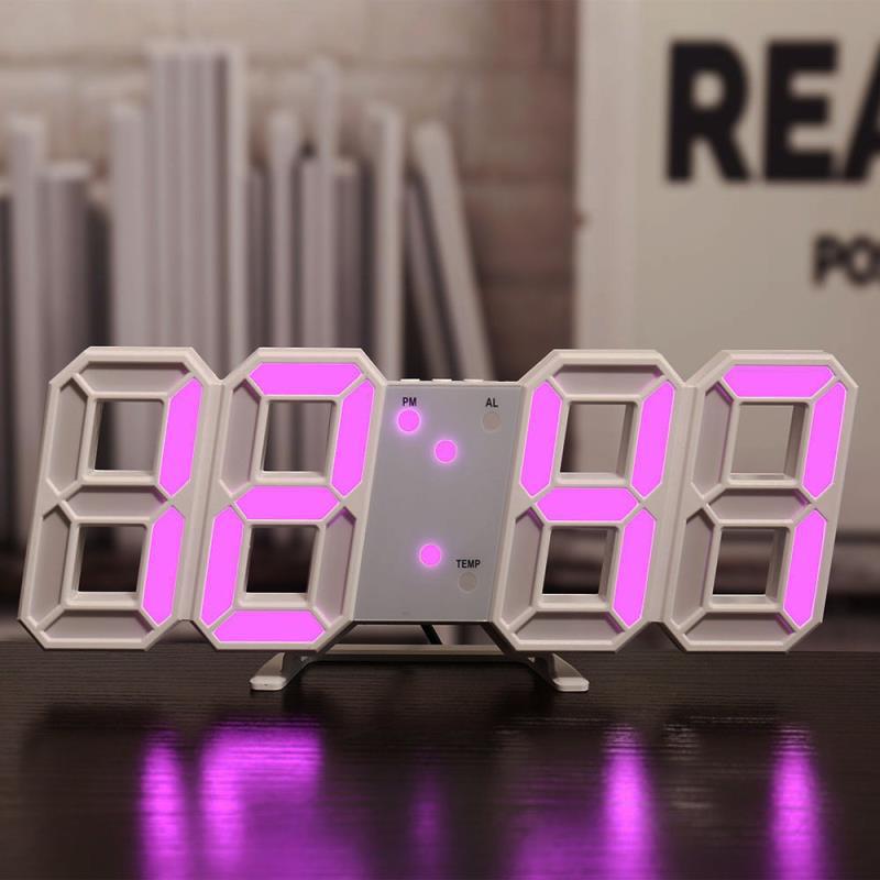 3D Silent Digital Clock