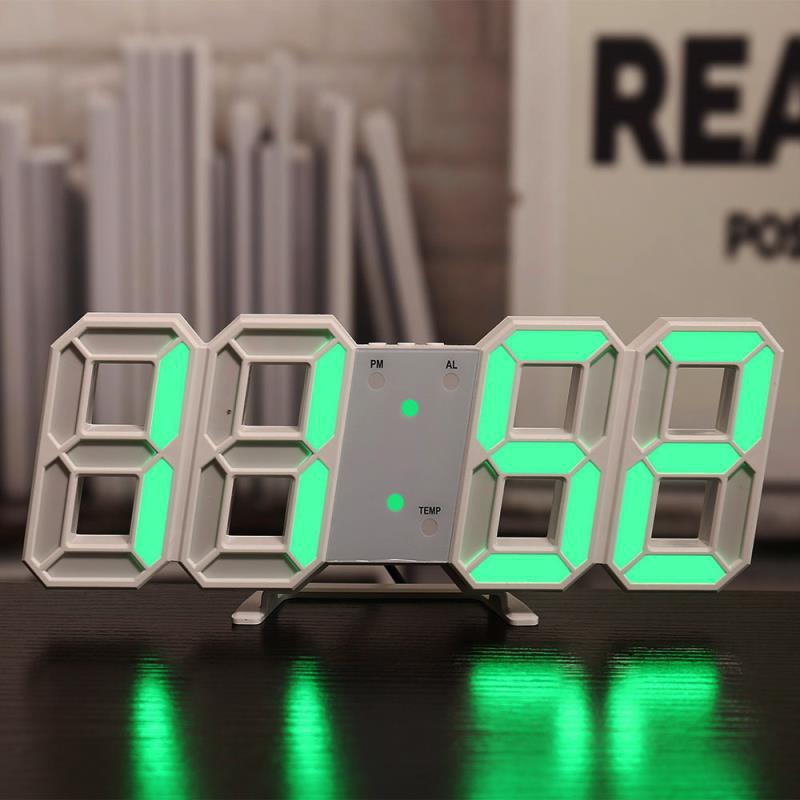 3D Silent Digital Clock