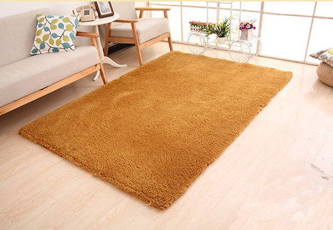 Fluffy Plain Room Carpet