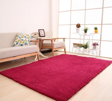 Fluffy Plain Room Carpet