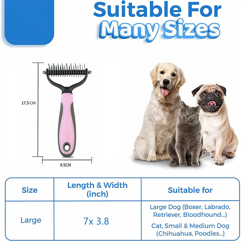 Double Sided Dog Brush