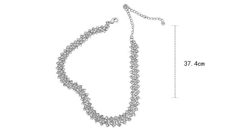 Rhinestone Chain Necklace